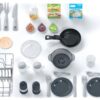 Kuchyňka elektronická Tefal Studio 360° Bubble Smoby tyrkysová s magickým bubláním a 28 doplňků - Image 3