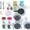Kuchyňka elektronická Tefal Studio 360° XL Bubble Smoby tyrkysovo-žlutá s magickým bubláním a těstovinami s 34 doplňky - Image 3