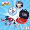 Kufřík s rozebíratelnou čtyřkolkou Spidey Box Spin Marvel Smoby s pracovním nářadím a figurkou 17 dílů - Image 3