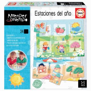 Naučná hra Ročné období Educa Učíme se roční období s obrázky ve španělštině
