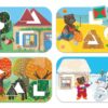 Naučná hra pro nejmenší Je reconnais les formes Educa Učíme se geometrické tvary 4 obrázky s 12 dílky od 24 měsíců - Image 2
