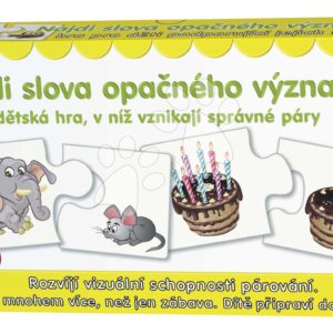 Naučná společenská hra Najdi protiklady Dohány česká verze