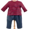 Oblečení Striped T-shirt & Pants Mon Grand Poupon Corolle pro 36cm panenku od 24 měsíců - Image 3