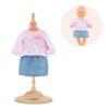 Oblečení sada Top & Skirt Bébé Corolle pro 30cm panenku od 18 měsíců - Image 3