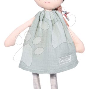 Panenka Emie Having Fun Jolijou 36 cm s růžovými vlásky v zelených šatech z jemného textilu od 5 let
