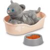 Pečovatelský koutek pro kočičku Cat Care and Grooming Écoiffier s pelíškem a 9 kosmetickými doplňky od 18 měs. - Image 3