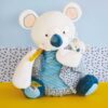 Plyšová koala s mláďátkem Yoca le Koala Pyjama Bag Doudou et Compagnie na uložení pyžama modrá 40 cm od 0 měsíců - Image 2