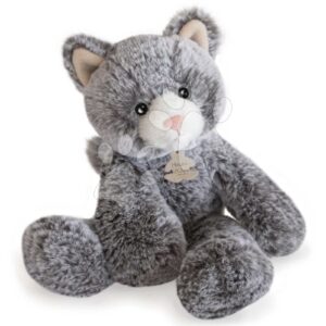 Plyšová kočička Cat Sweety Mousse Histoire d’ Ours v dárkovém balení šedá 25 cm od 0 měsíců