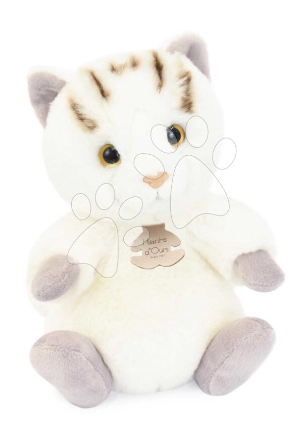 Plyšová kočička The Little Companions Histoire d’ Ours béžová 20 cm od 0 měsíců