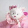 Plyšová kočička na mazlení Attrape-Rêves Doudou et Compagnie růžová 20 cm v dárkovém balení od 0 měsíců - Image 3