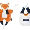 Plyšová liška na loutkové divadlo Doudou Amusette 3v1 Doudou et Compagnie oranžová 30 cm od 0 měsíců - Image 3