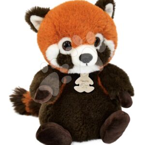 Plyšová panda červená The Little Companions Histoire d’ Ours hnědá 20 cm od 0 měsíců