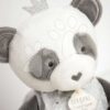 Plyšová panda na mazlení Attrape-Rêves Doudou et Compagnie šedá v dárkovém balení 28 cm od 0 měsíců - Image 3