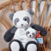 Plyšová panda s mláďátkem Panda Unicef Collection Doudou et Compagnie v dárkovém balení bílá 25 cm od 0 měsíců - Image 2