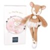 Plyšová panenka jelenek Deer My Doudou Ballerine Doudou et Compagnie hnědá 30 cm v dárkovém balení od 0 měsíců - Image 3