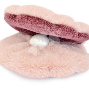 Plyšová škeble s kultivovanou perlou Shellfish Marine Treasure Histoire d’ Ours růžová 17 cm od 0 měsíců