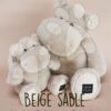 Plyšový hroch Hip' Cool Hippo Cocooning Histoire d’ Ours béžový 40 cm od 0 měsíců - Image 3