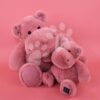 Plyšový hroch Hip Fun Hippo Exotique Histoire d’ Ours růžový 40 cm od 0 měsíců - Image 3