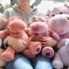 Plyšový hroch Hip'Pie Histoire d’ Ours růžový 85 cm od 0 měsíců - Image 3