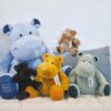 Plyšový hrošík Hippo Anthracite Grey Histoire d’ Ours černý 25 cm od 0 měsíců - Image 3
