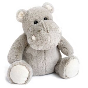 Plyšový hrošík Hippo Histoire d’ Ours šedý 25 cm od 0 měsíců