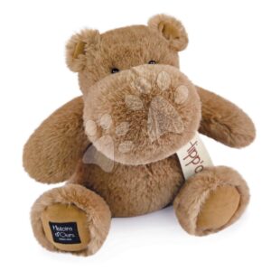 Plyšový hrošík Hippo Hot Chocolate Histoire d’ Ours hnědý 25 cm od 0 měsíců