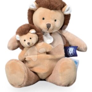 Plyšový ježek s mláďátkem Hedgehog Unicef Collection Doudou et Compagnie v dárkovém balení hnědý 25 cm od 0 měsíců