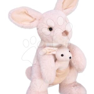Plyšový klokan s mláďátkem Sydney the Kangaroo Histoire d’ Ours v dárkovém balení růžový 30 cm od 0 měsíců