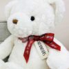 Plyšový medvídek Le Nounours White Histoire d’ Ours bílý 28 cm od 0 měsíců - Image 3