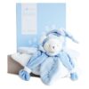 Plyšový medvídek na mazlení Bear Blue Collector Doudou et Compagnie v dárkovém balení modrý 24 cm od 0 měsíců - Image 3