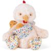Plyšový otec kohout s kuřátky Linoo Chicken Dad Plush Paul Kaloo krékrémový 35 cm z jemného plyše v dárkové krabičce od 0 měsíců - Image 3