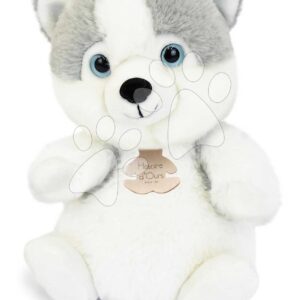 Plyšový pejsek Husky The Little Companions Histoire d’ Ours bílý 20 cm od 0 měsíců