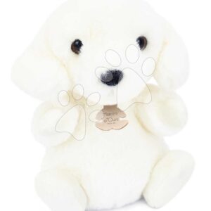 Plyšový pejsek The Little Companions Histoire d’ Ours bílý 20 cm od 0 měsíců