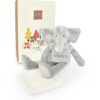 Plyšový slon Elephant Sweety Doudou et Compagnie v dárkovém balení šedý 25 cm od 0 měsíců - Image 2