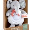 Plyšový slon s nočním světlem Nightlight Couleurs Savane Doudou et Compagnie šedý 15 cm od 0 měsíců - Image 3