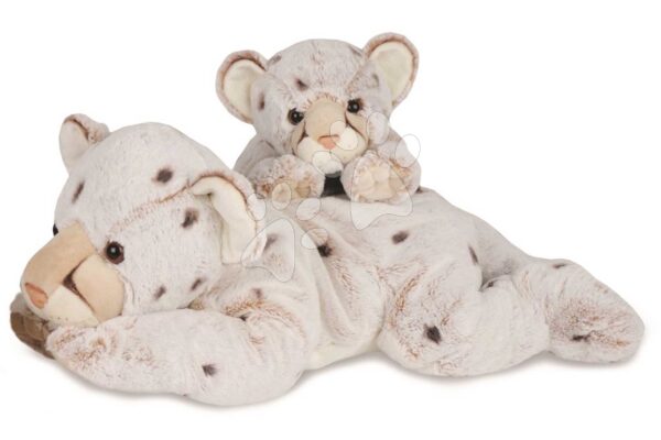 Plyšový sněžný leopard Snow leopard Histoire d’ Ours béžový 45 cm od 0 měsíců