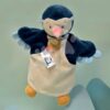 Plyšový tučňák na loutkové divadlo Penguin Hand Puppet Doudou et Compagnie modrý 25 cm od 0 měsíců - Image 2