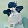 Plyšový vlk na loutkové divadlo Wolf Hand Puppet Doudou et Compagnie modrý 25 cm od 0 měsíců - Image 2