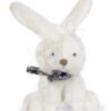 Plyšový zajíček Bunnies Scrunchie Doudou et Compagnie bílý 12 cm různé druhy od 0 měsíců - Image 3