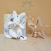 Plyšový zajíček Bunny Happy Wild Doudou et Compagnie hnědý 25 cm v dárkovém balení od 0 měsíců - Image 3