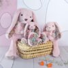 Plyšový zajíček Bunny Tender Pink Copain Calin Histoire d’ Ours růžový 40 cm od 0 měsíců - Image 3