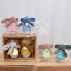 Plyšový zajíček Musical Night Light Ocher Doudou et Compagnie s hudbou bílým šumem a světlem žlutý 16 cm od 0 měsíců - Image 3