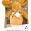Plyšový zajíček Musical Night Light Ocher Doudou et Compagnie s hudbou bílým šumem a světlem žlutý 16 cm od 0 měsíců - Image 2