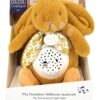 Plyšový zajíček Musical Night Light Star Projector Ocher Doudou et Compagnie se světlem hudbou a bílým šumem žlutý 19 cm od 0 měsíců - Image 2