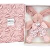 Plyšový zajíček na mazlení Bunny Comforter Pink Doudou et Compagnie v dárkovém balení růžový 18 cm od 0 měsíců - Image 3