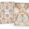 Plyšový zajíček na mazlení Bunny Comforter Sand Beige Doudou et Compagnie v dárkovém balení béžový 18 cm od 0 měsíců - Image 3