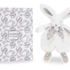 Plyšový zajíček na mazlení Bunny Comforter White Doudou et Compagnie v dárkovém balení bílý 29 cm od 0 měsíců - Image 2