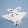 Plyšový zajíček na mazlení Bunny Happy Glossy Doudou et Compagnie bílý 25 cm v dárkovém balení od 0 měsíců - Image 3