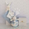Plyšový zajíček s melodií Bunny Sailor Music Box Perlidoudou Doudou et Compagnie modrý 14 cm v dárkovém balení od 0 měsíců - Image 3