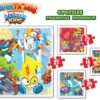 Puzzle Superthings Progressive Educa 12-16-20-25 dílků v kufříku - Image 3